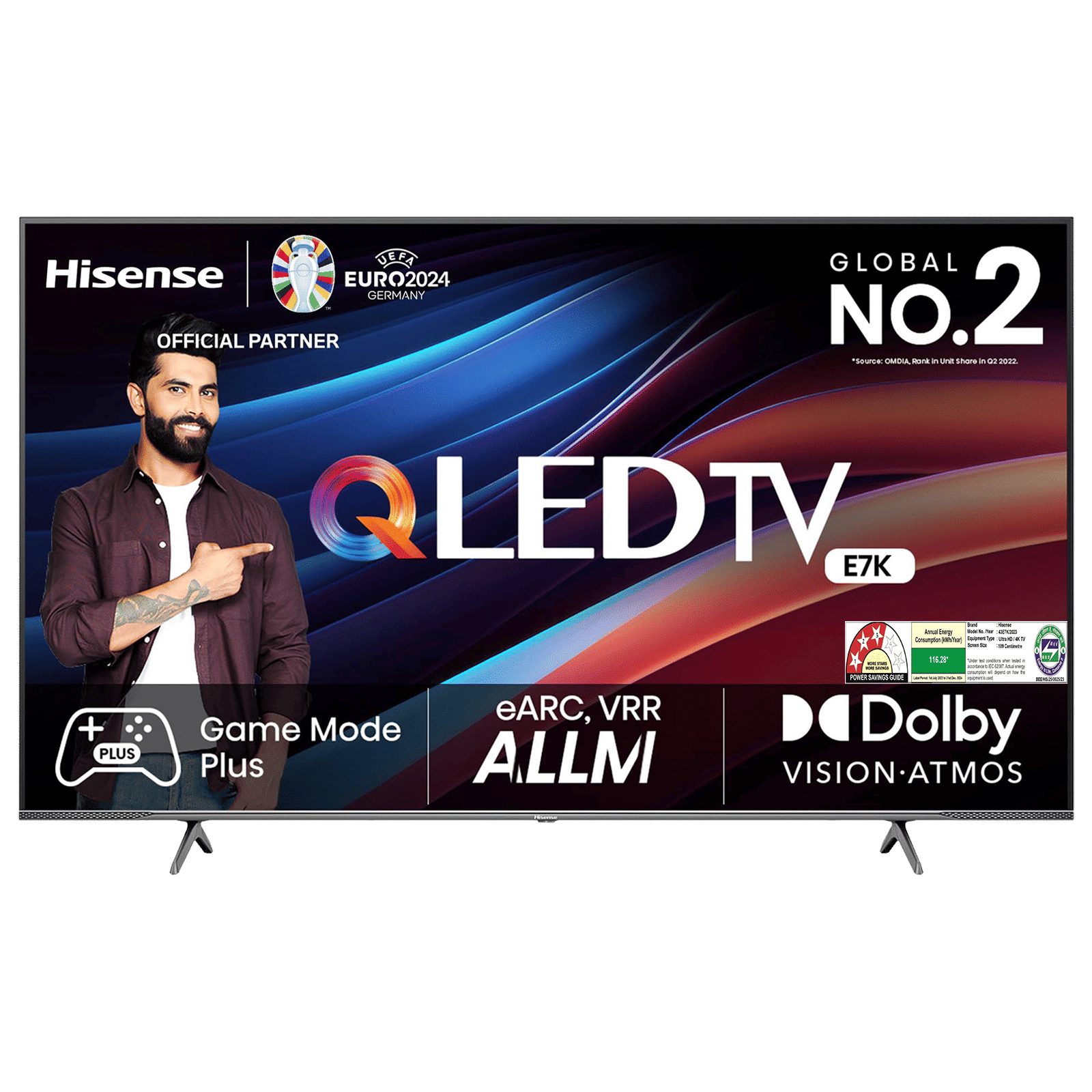 Buy Hisense E7K 109.22 cm (43 inch) QLED 4K Ultra HD Smart